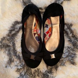 Black Coach Flats
